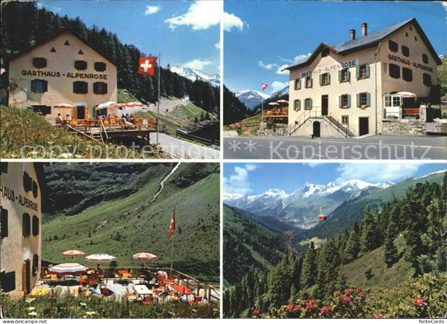 11990640 Davos GR Gasthaus Alpenrose Flueelatal Luftseilbahn Davos Platz - Other & Unclassified