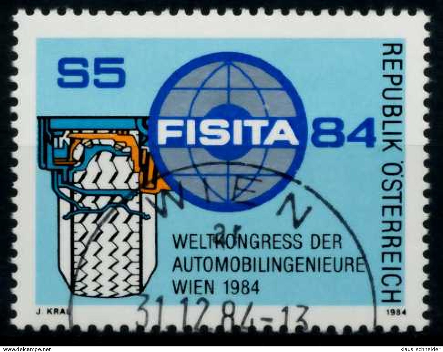ÖSTERREICH 1984 Nr 1770 Zentrisch Gestempelt X6FFFF6 - Used Stamps