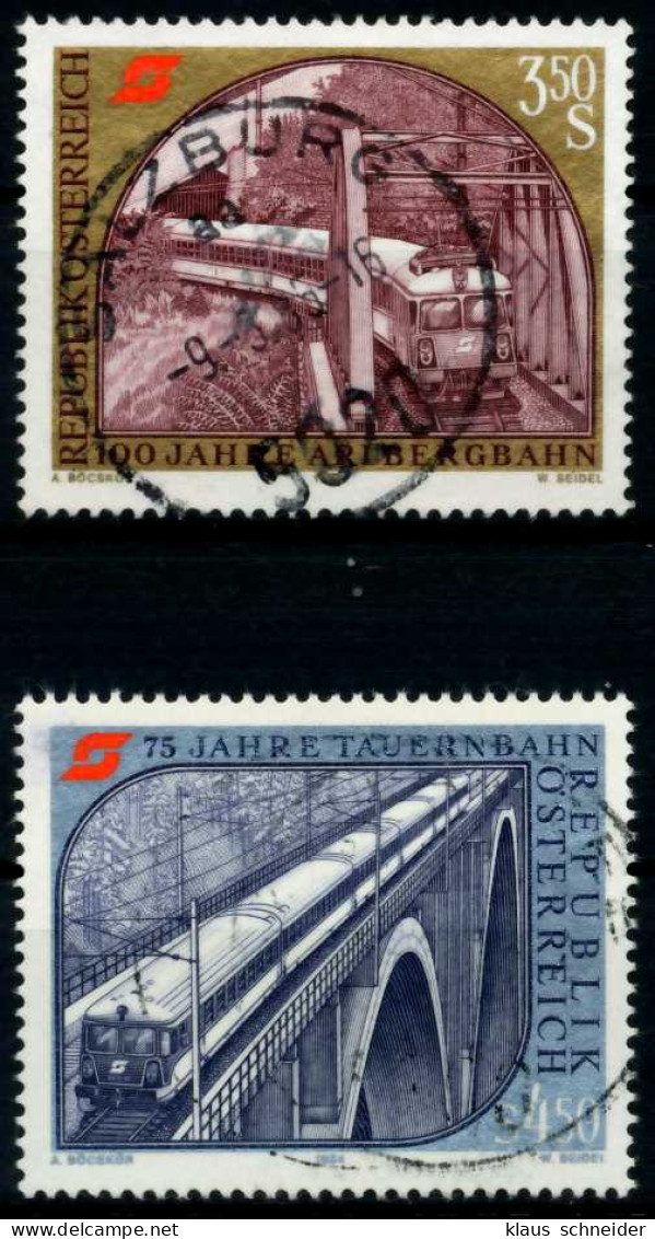 ÖSTERREICH 1984 Nr 1785-1786 Zentrisch Gestempelt X7001DA - Used Stamps