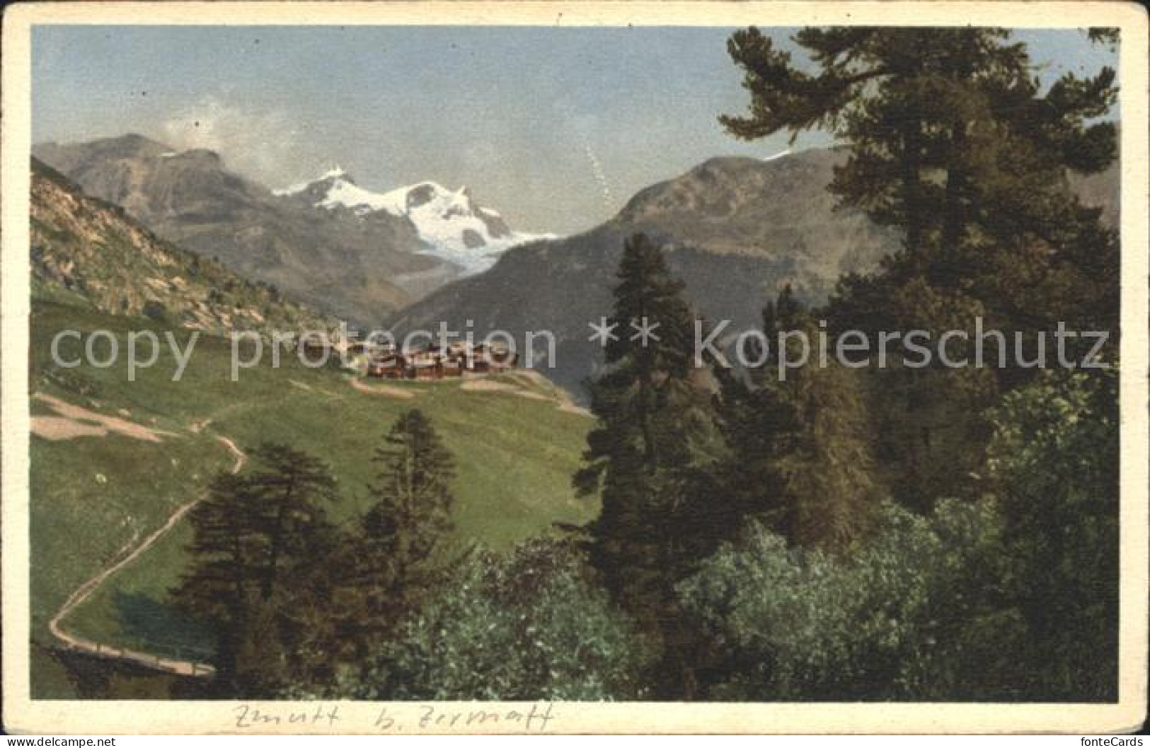 11990594 Zermatt VS Zmutt Rimpfischhorn Strahlhorn  - Other & Unclassified