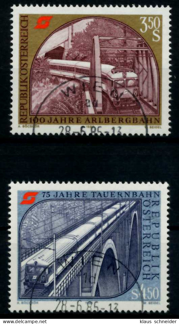 ÖSTERREICH 1984 Nr 1785-1786 Zentrisch Gestempelt X70020E - Used Stamps