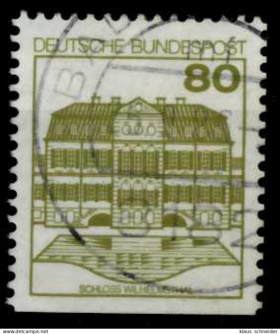 BRD DS BURGEN U. SCHLÖSSER Nr 1140DI Zentrisch Gestempelt X767E0A - Used Stamps