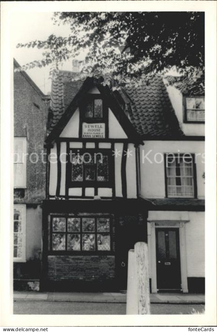 11986455 Great Yarmouth Sewell House Geburtshaus Anna Sewell  - Autres & Non Classés