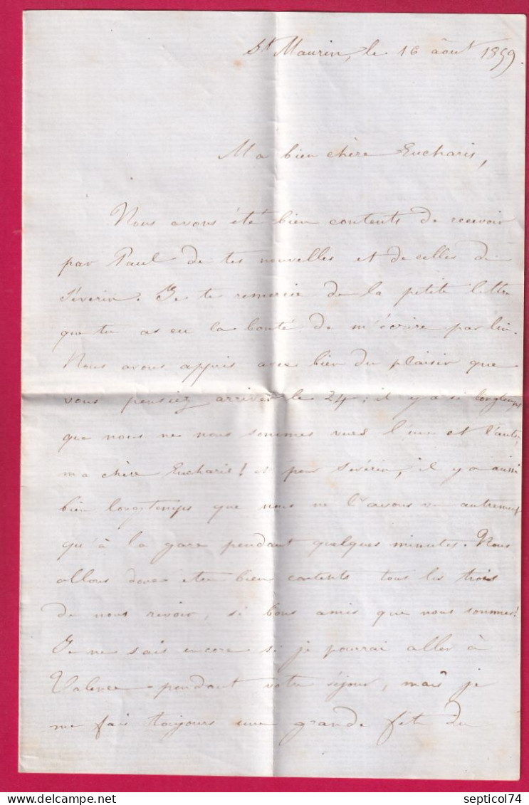 N°14 PC 2596 PUYMIROL LOT ET GARONNE INDICE 12 BOITE RURALE E ST MAURIN LETTRE - 1849-1876: Période Classique