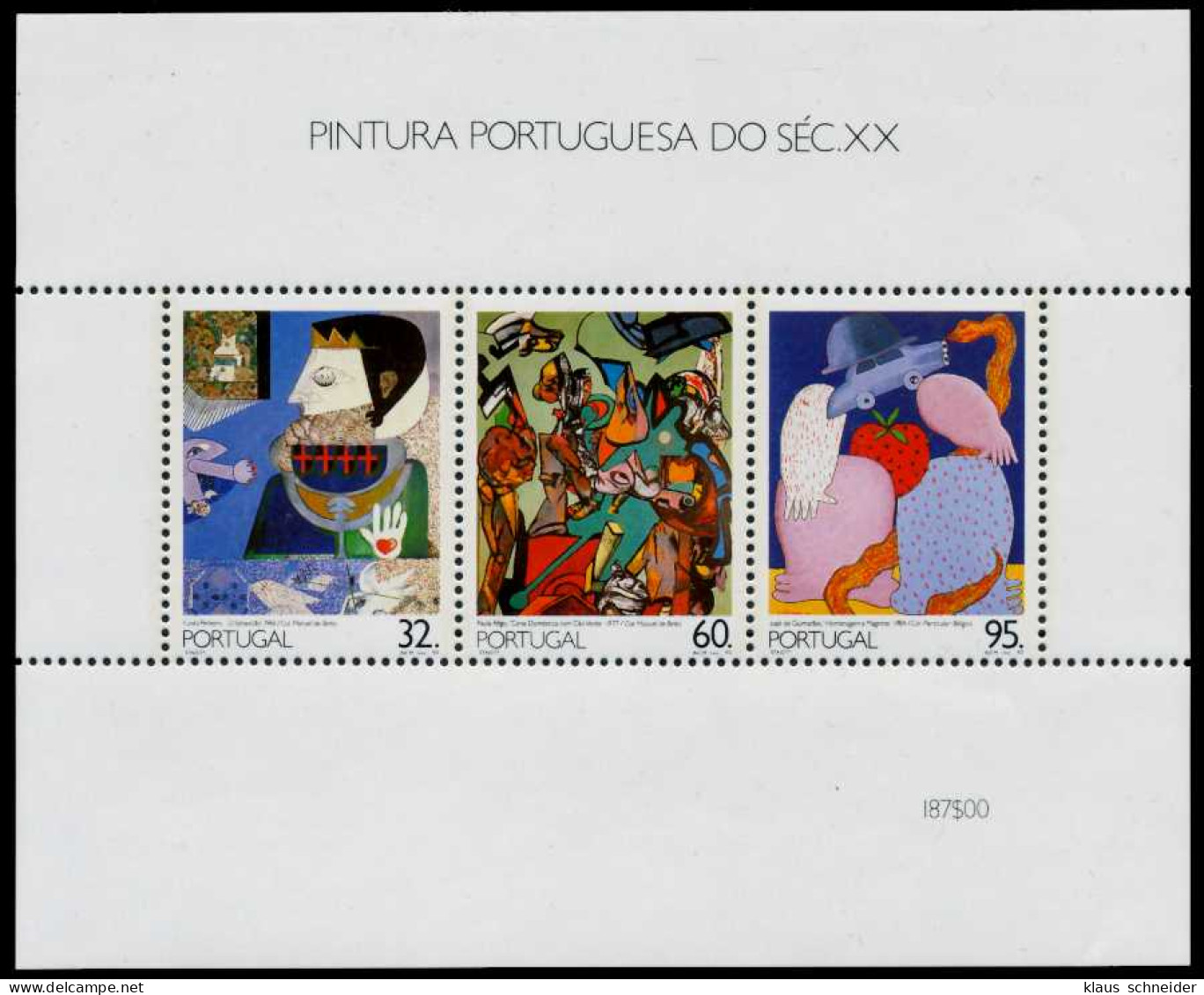 PORTUGAL Block 73 Postfrisch S00D22E - Blocks & Sheetlets