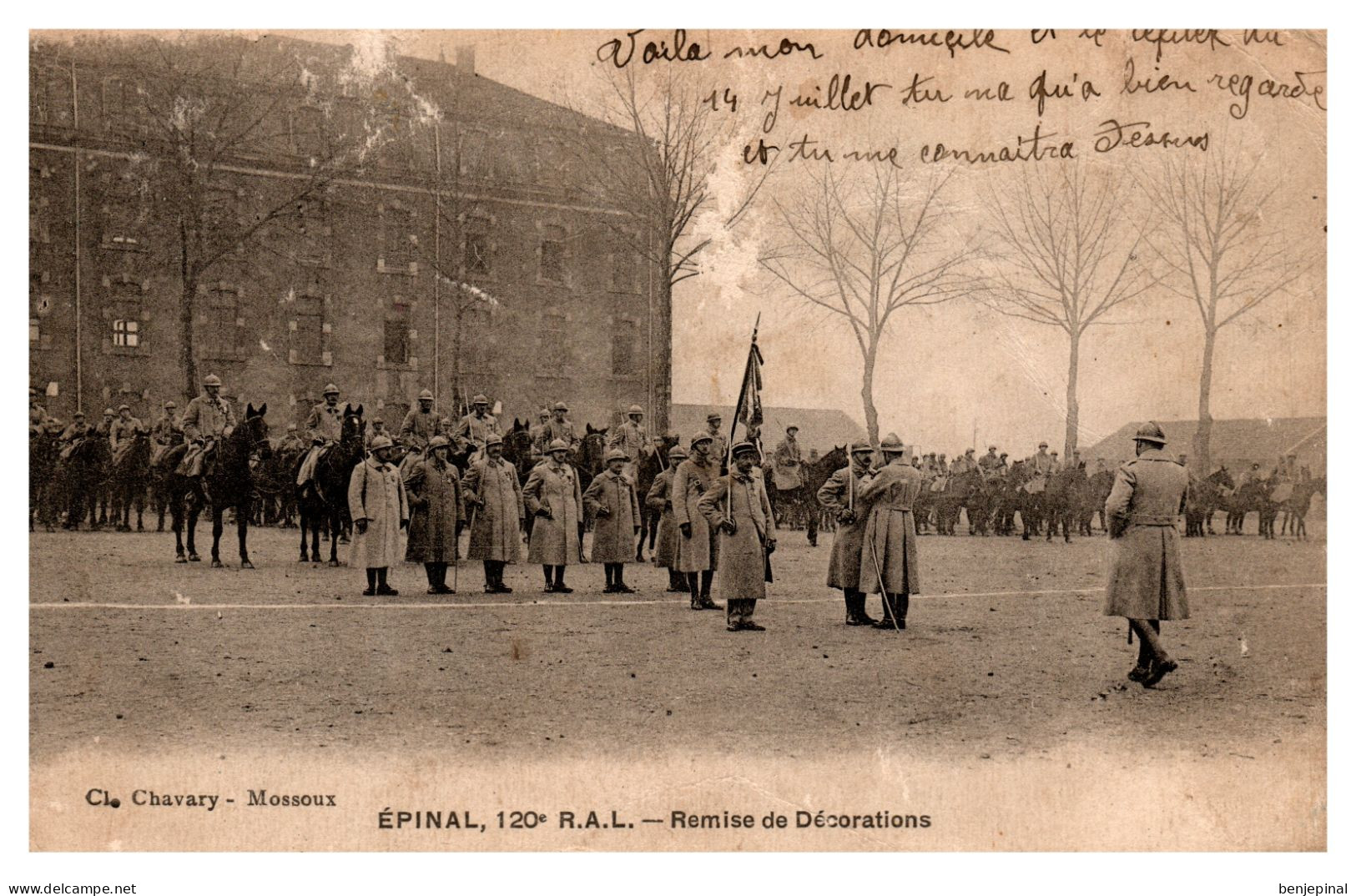 Epinal - 120° Régiment D'Artillerie Lourde - Remise De Décorations - Epinal