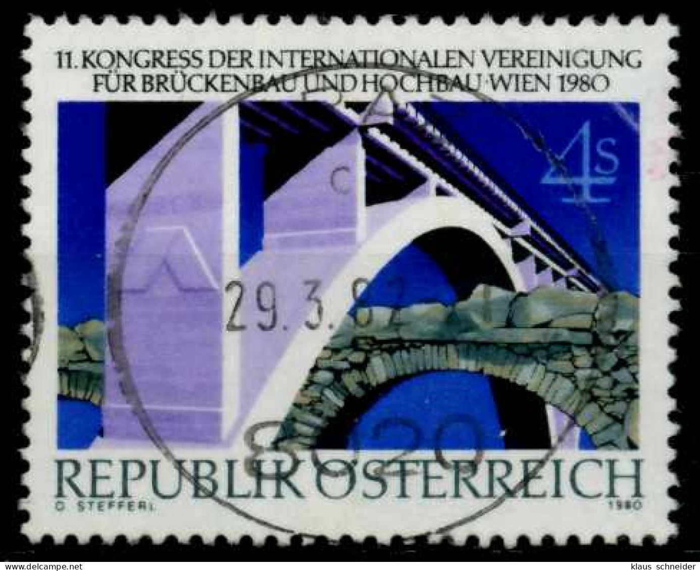 ÖSTERREICH 1980 Nr 1653 Zentrisch Gestempelt X7F30B2 - Used Stamps