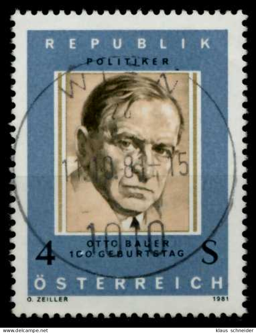 ÖSTERREICH 1981 Nr 1678 Zentrisch Gestempelt X7F32F6 - Gebraucht