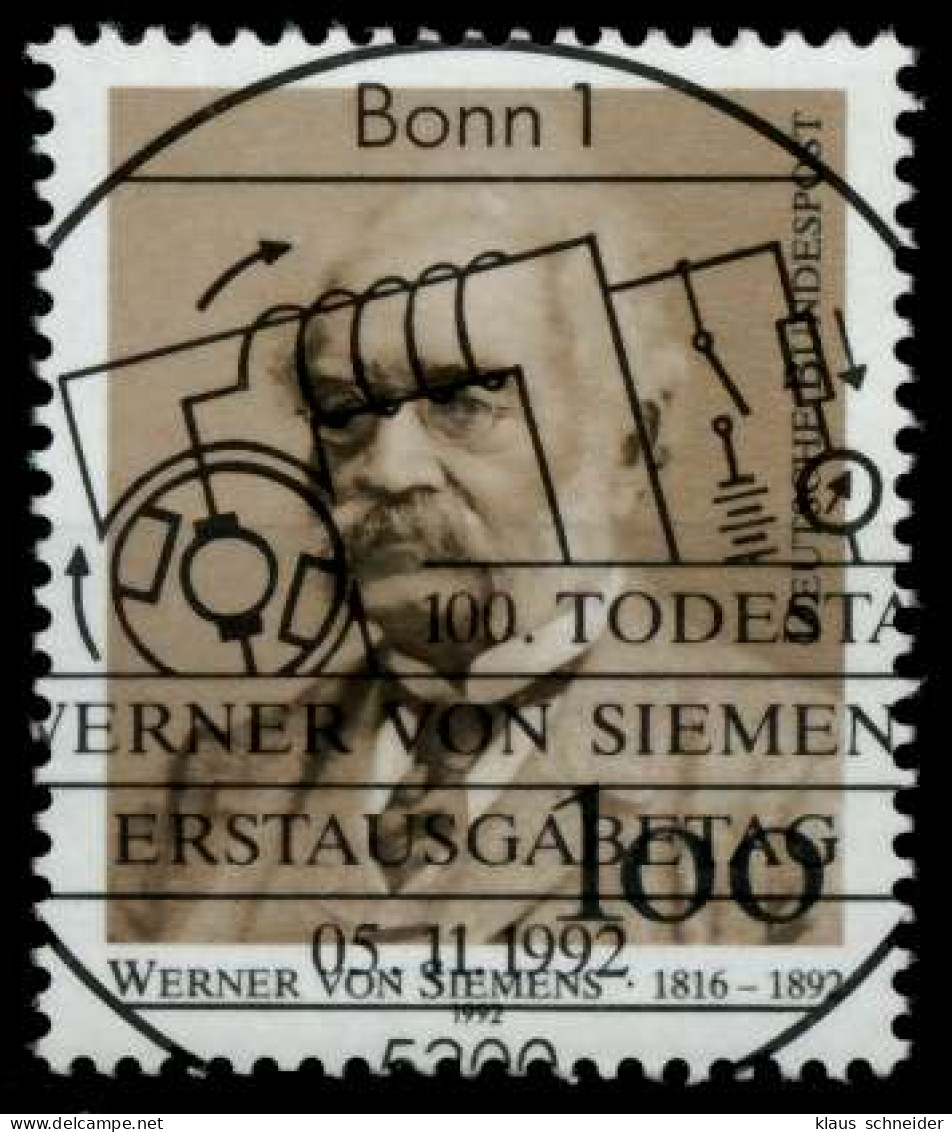 BRD 1992 Nr 1642 Zentrisch Gestempelt X8303C6 - Used Stamps