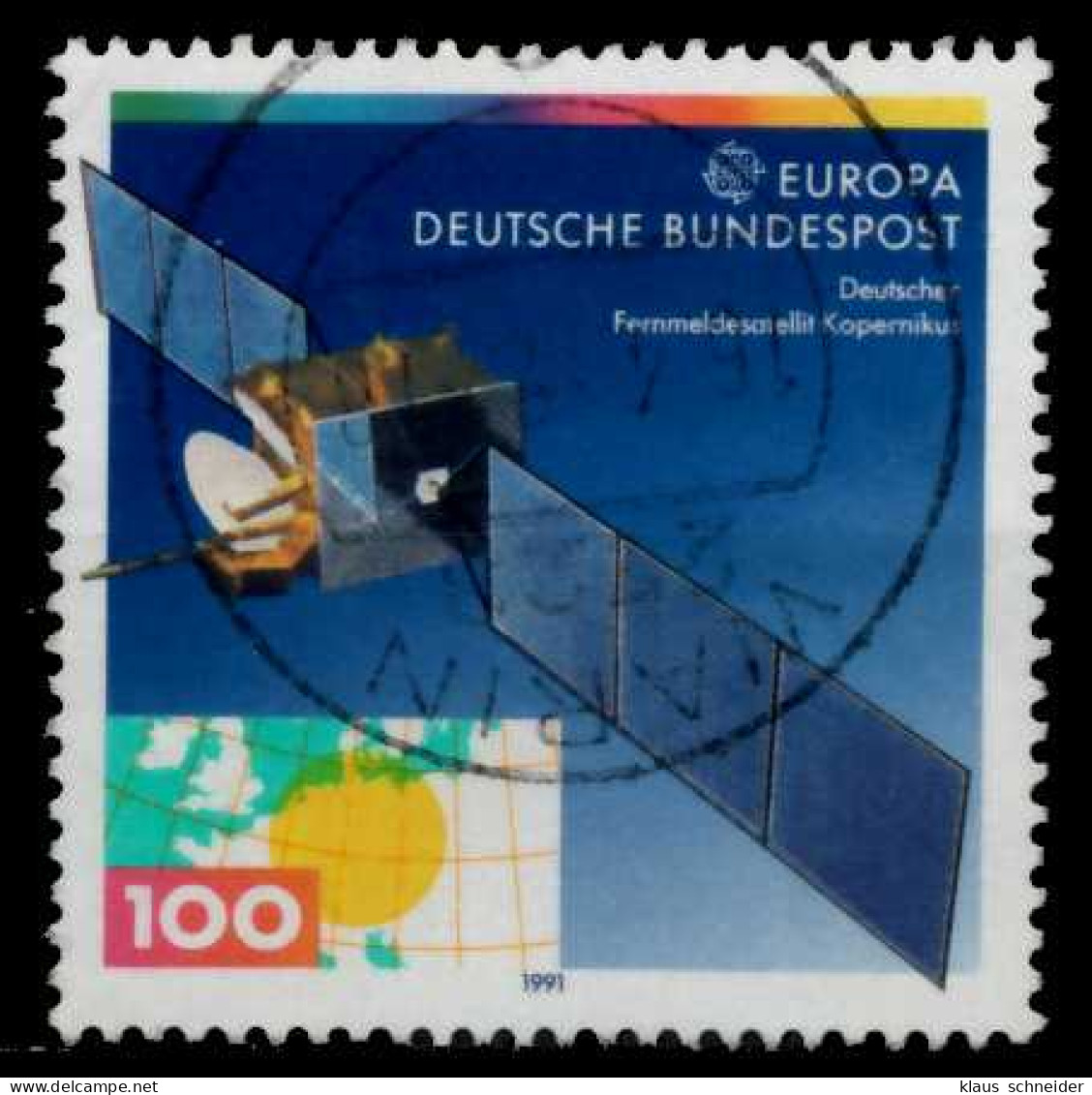 BRD BUND 1991 Nr 1527 Zentrisch Gestempelt X84B33E - Usados