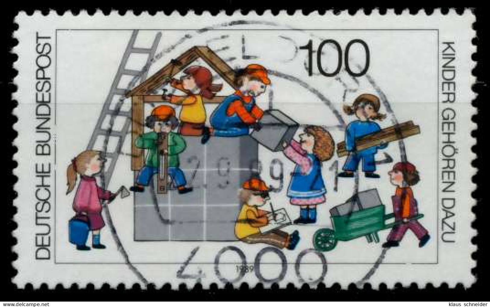 BRD 1989 Nr 1435 Zentrisch Gestempelt X86E012 - Used Stamps