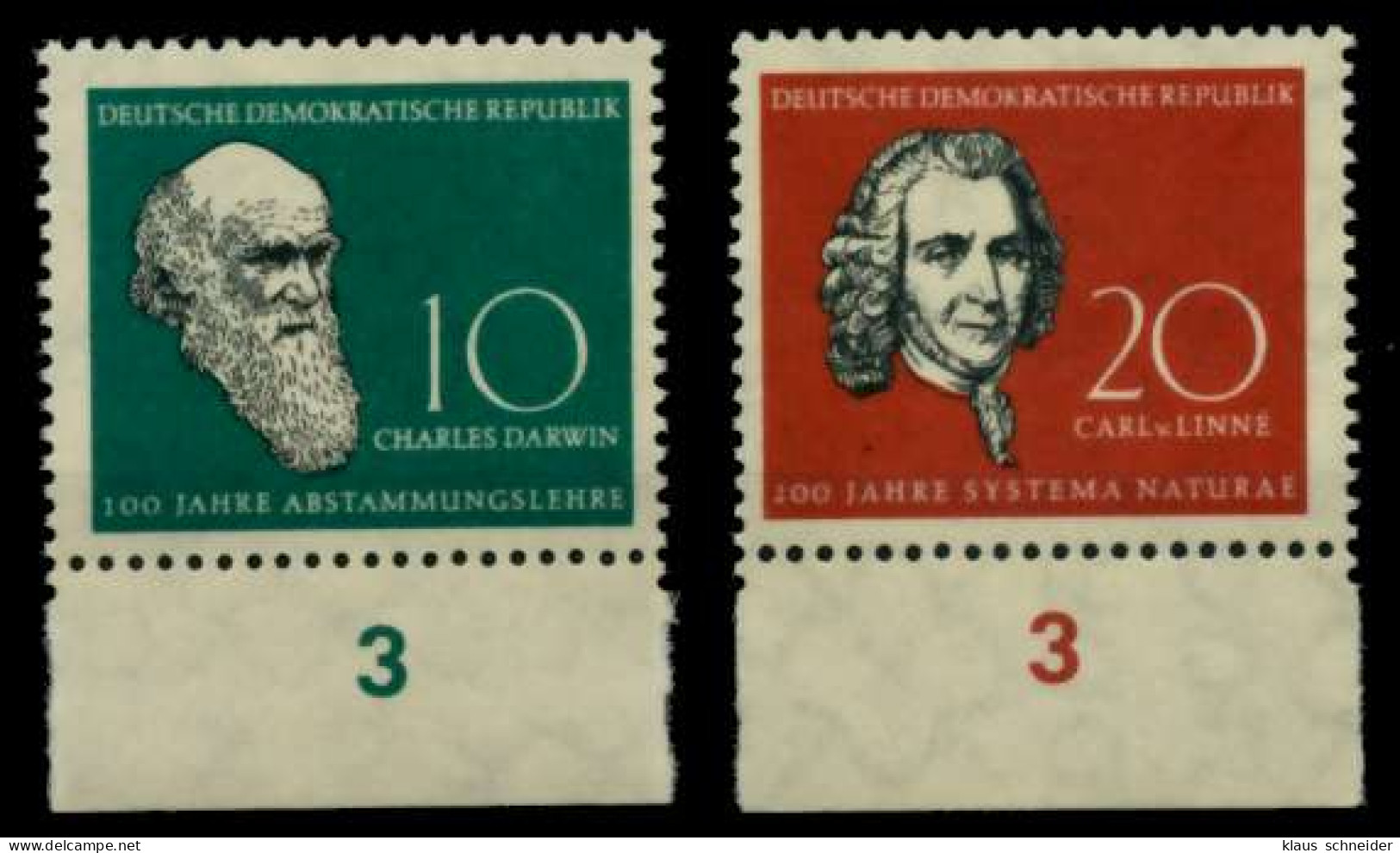 DDR 1958 Nr 631-632 Postfrisch URA X8C21F2 - Unused Stamps
