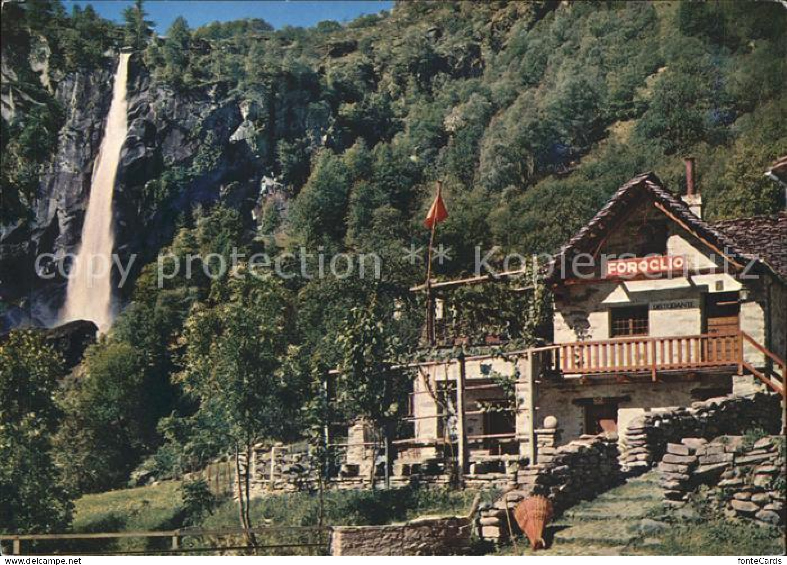 11980570 Foroglio Val Bavona Restaurant Foroclio Wasserfall Foroglio Val Bavona - Other & Unclassified