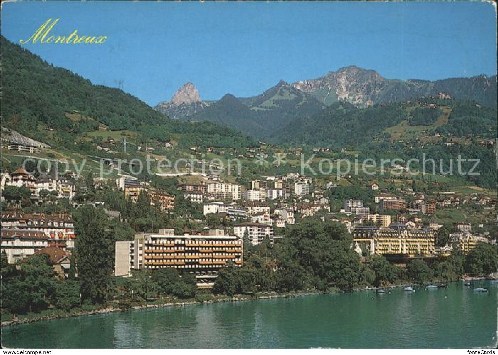 11979690 Montreux VD Ortsansicht  Montreux - Other & Unclassified