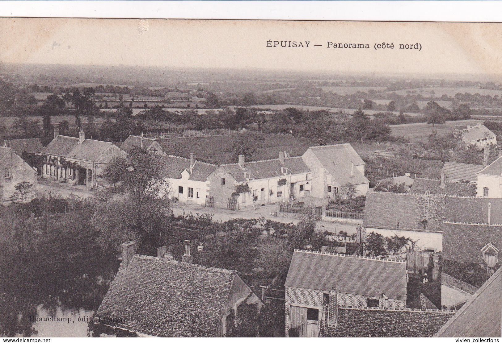 Epuisay (41 Loir Et Cher) Panorama Côté Nord - édit. Beauchamp - Sonstige & Ohne Zuordnung