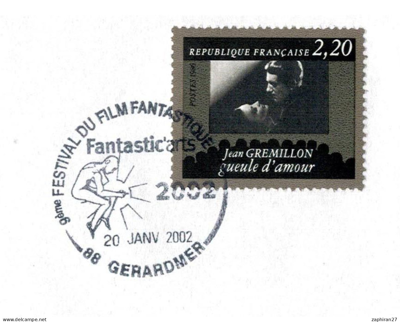 CINEMA : GERARDMER (88 VOSGES) 9e FESTIVAL FANSTATIQUE FANTASTIC'ART 2002 #765# - Cinema