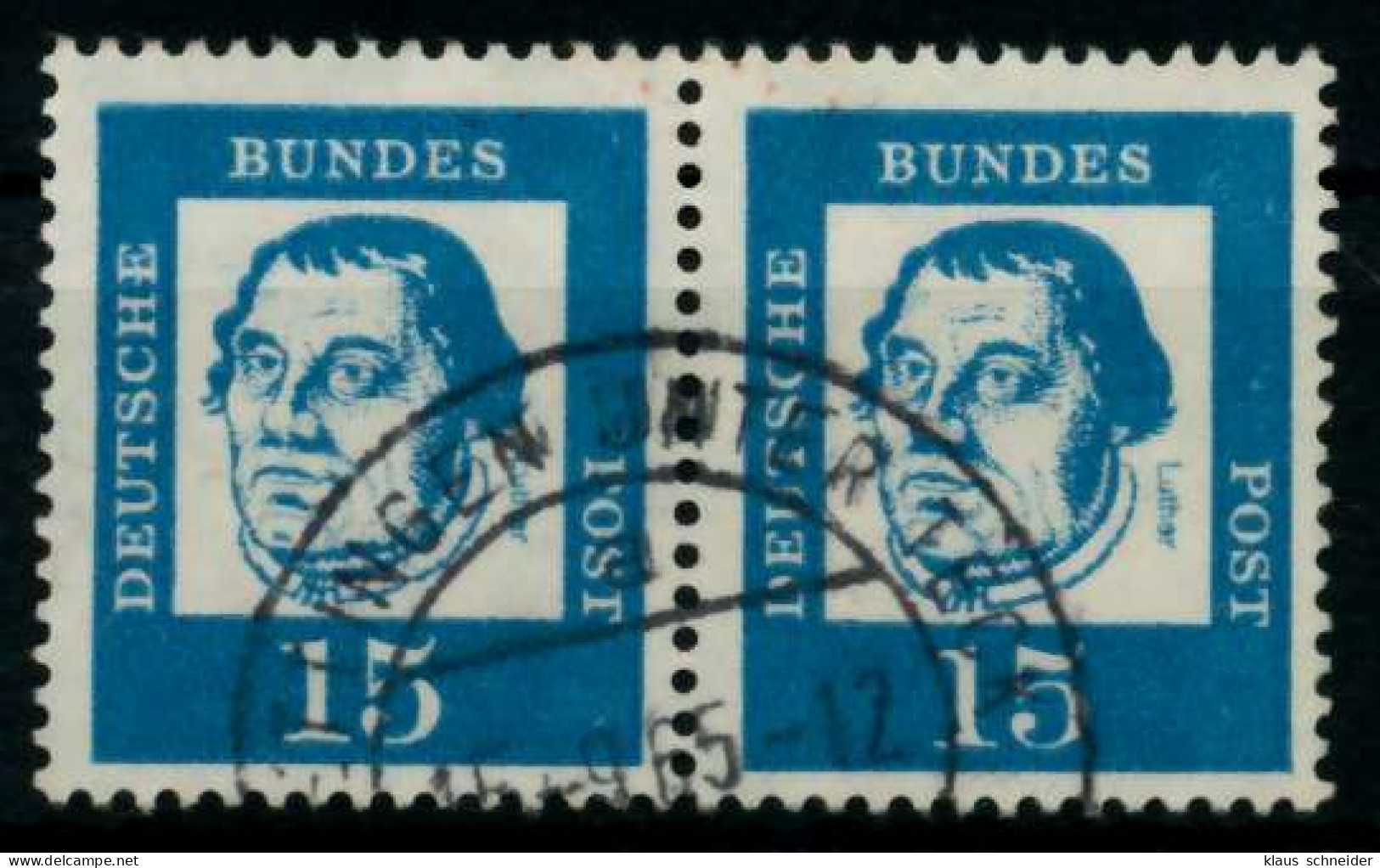 BRD DS BED. DEUT. Nr 351y Gestempelt WAAGR PAAR X95D16A - Used Stamps