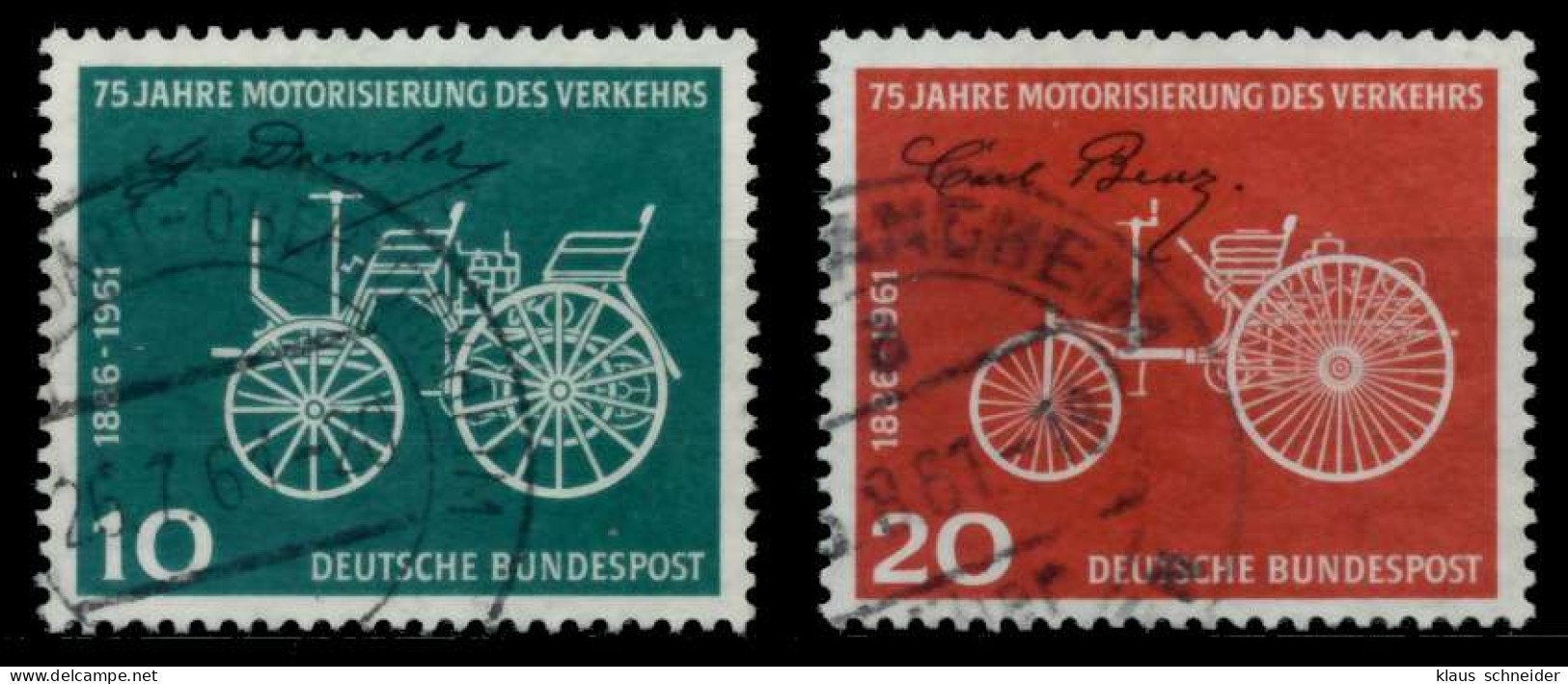 BRD 1961 Nr 363-364 Gestempelt X965FEE - Used Stamps