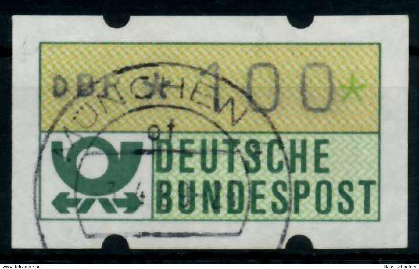 BRD ATM 1981 Nr 1-1-100 Gestempelt X9701C6 - Timbres De Distributeurs [ATM]