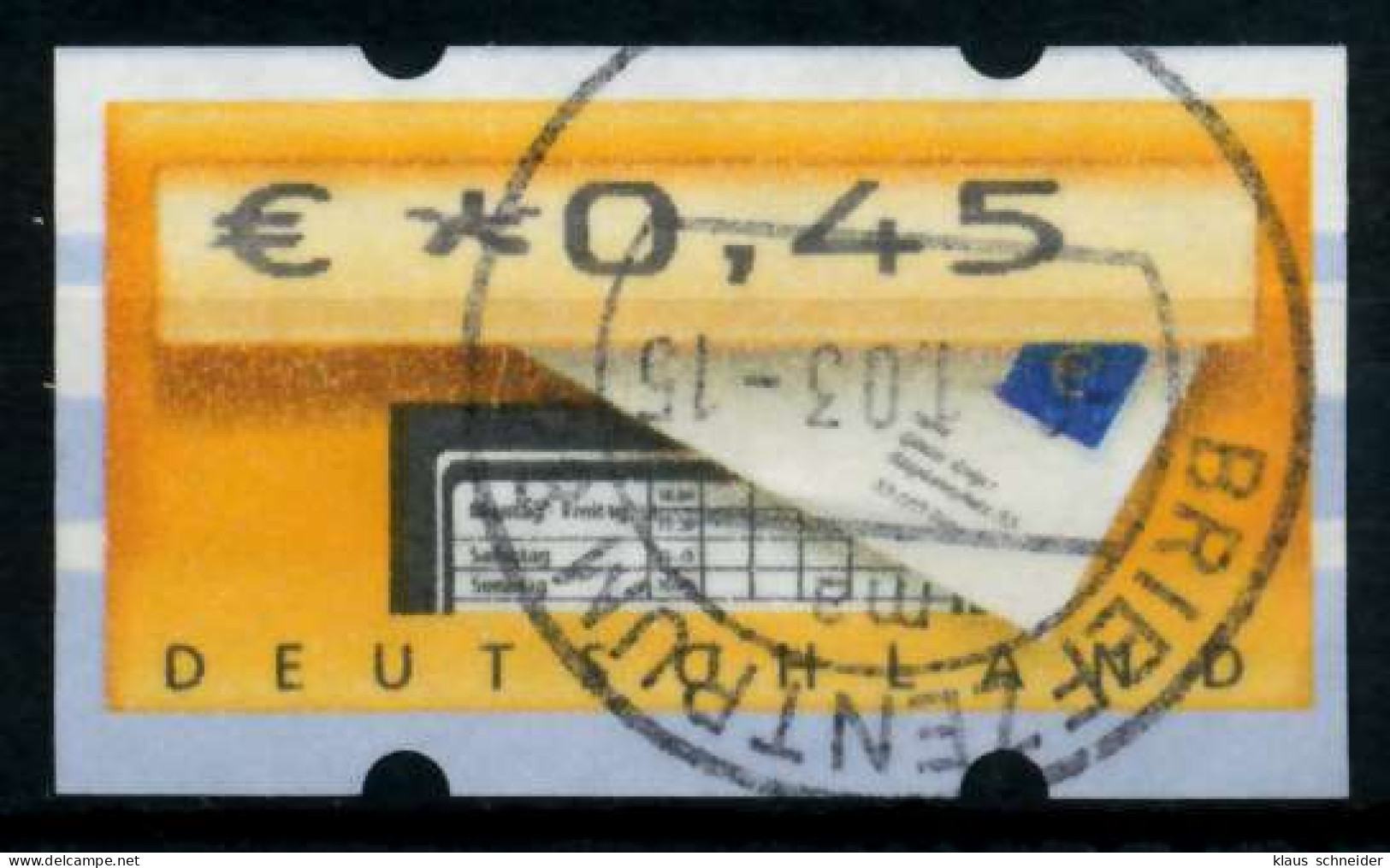 BRD ATM 2002 Nr 5-1-0045 Gestempelt X974086 - Vignette [ATM]
