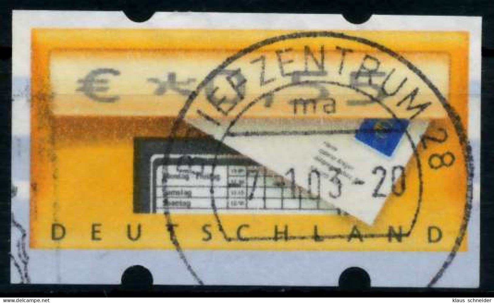 BRD ATM 2002 Nr 5-1-0055 Gestempelt X9740CE - Machine Labels [ATM]