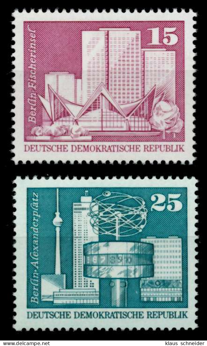 DDR DS AUFBAU IN DER Nr 1853-1854 Postfrisch S050D62 - Neufs