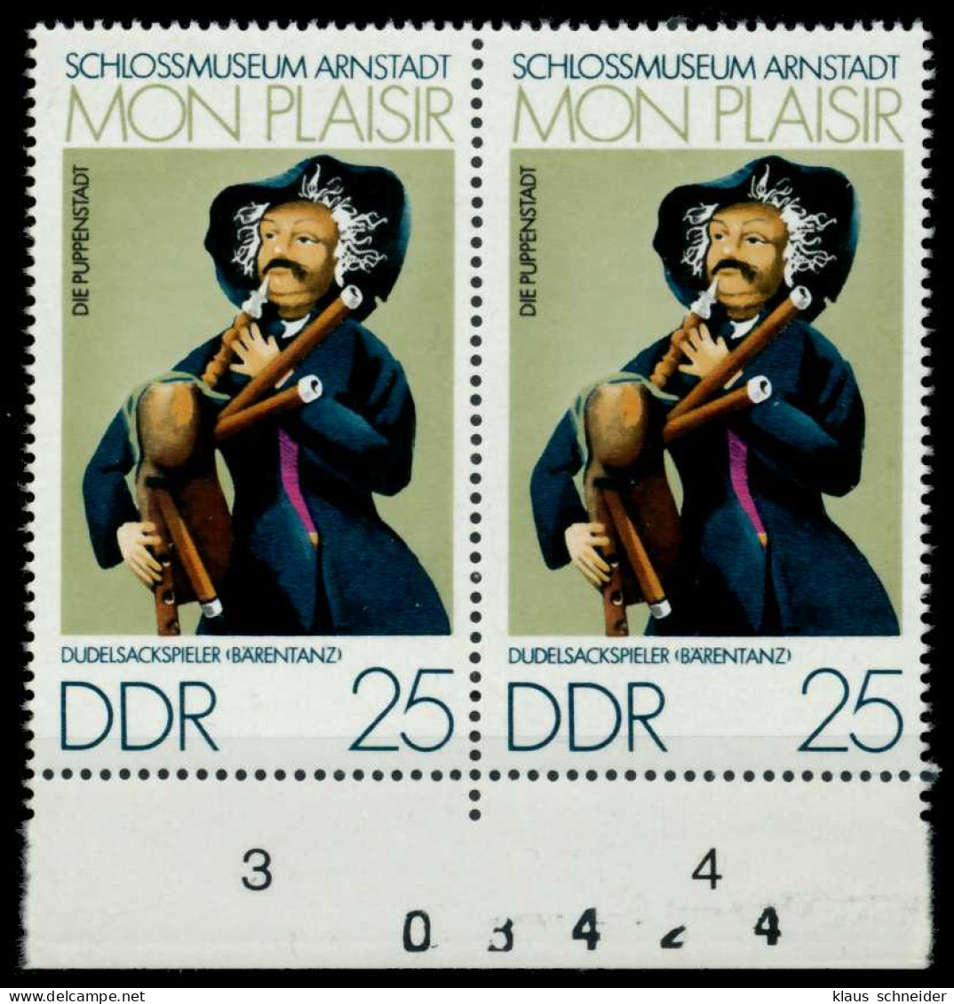 DDR 1974 Nr 1979 Postfrisch WAAGR PAAR URA X69738A - Unused Stamps