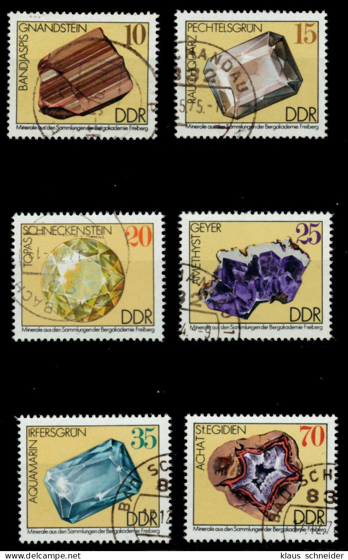 DDR 1974 Nr 2006-2011 Gestempelt X69950A - Used Stamps