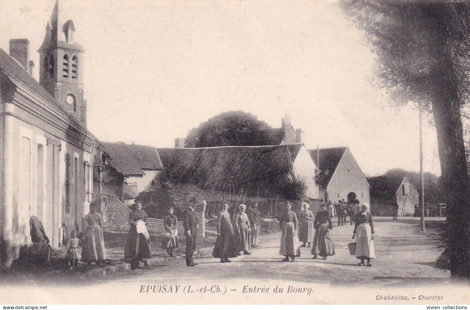 Epuisay (41 Loir Et Cher) Entrée Du Bourg - édit. Chabrillac - Sonstige & Ohne Zuordnung