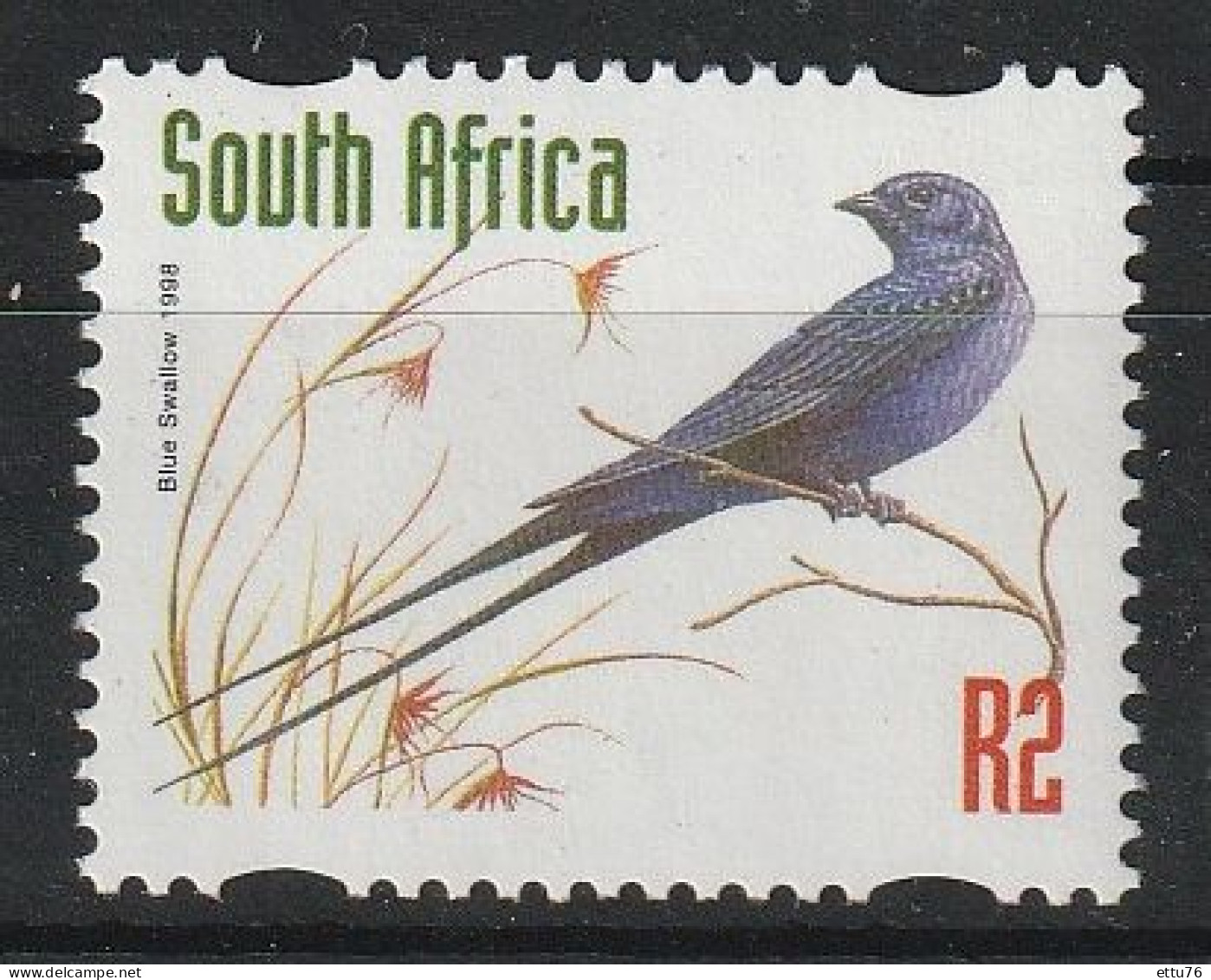 South Africa 1998  Blue Swallow  MNH - Otros & Sin Clasificación