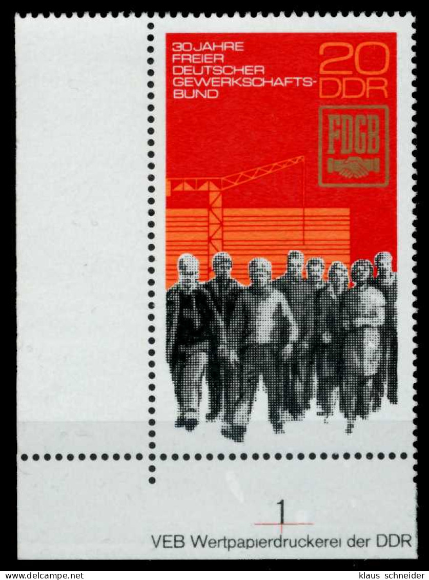 DDR 1975 Nr 2054 Postfrisch ECKE-ULI X6997E2 - Nuevos