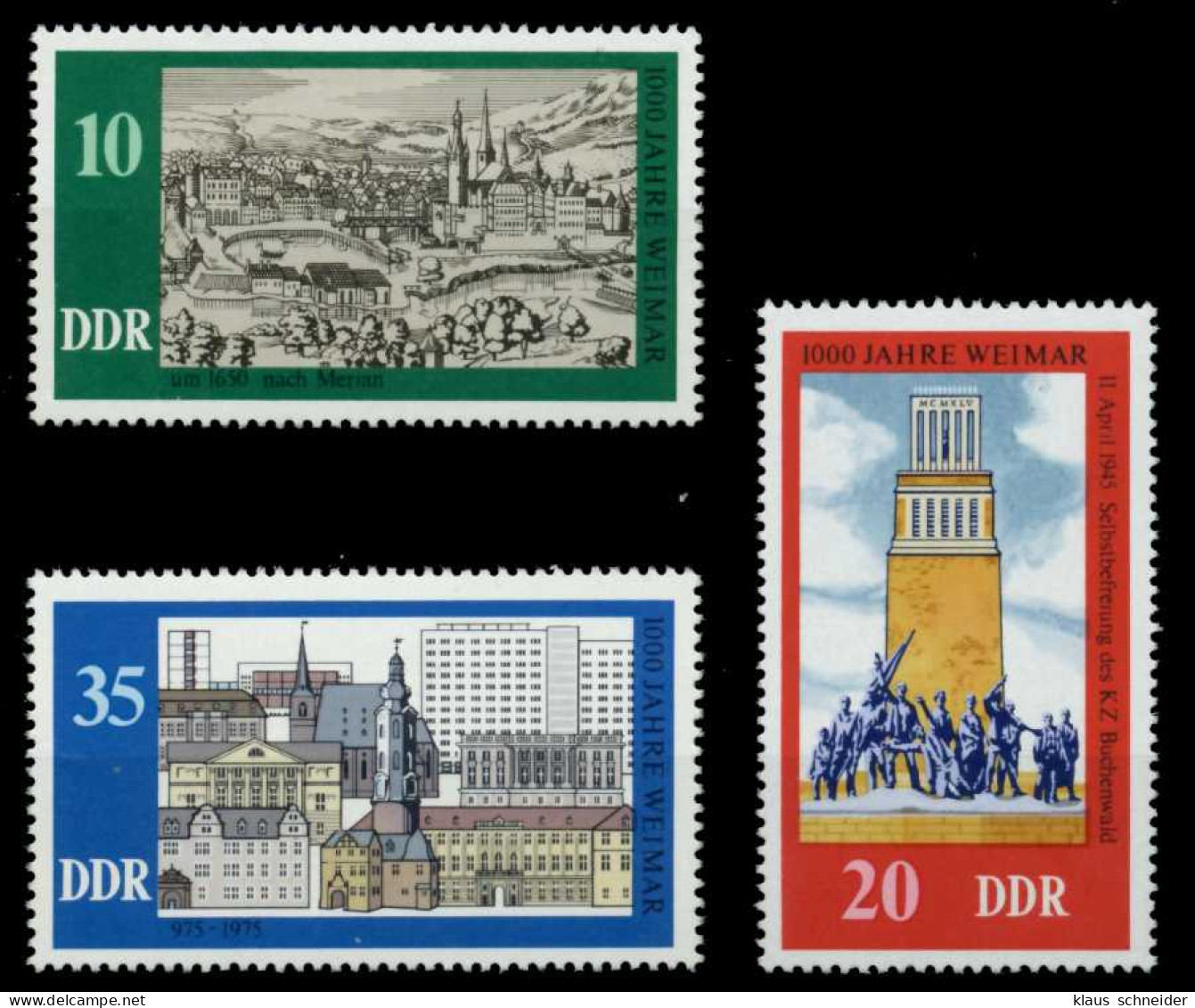 DDR 1975 Nr 2086-2088 Postfrisch S0AA756 - Nuevos