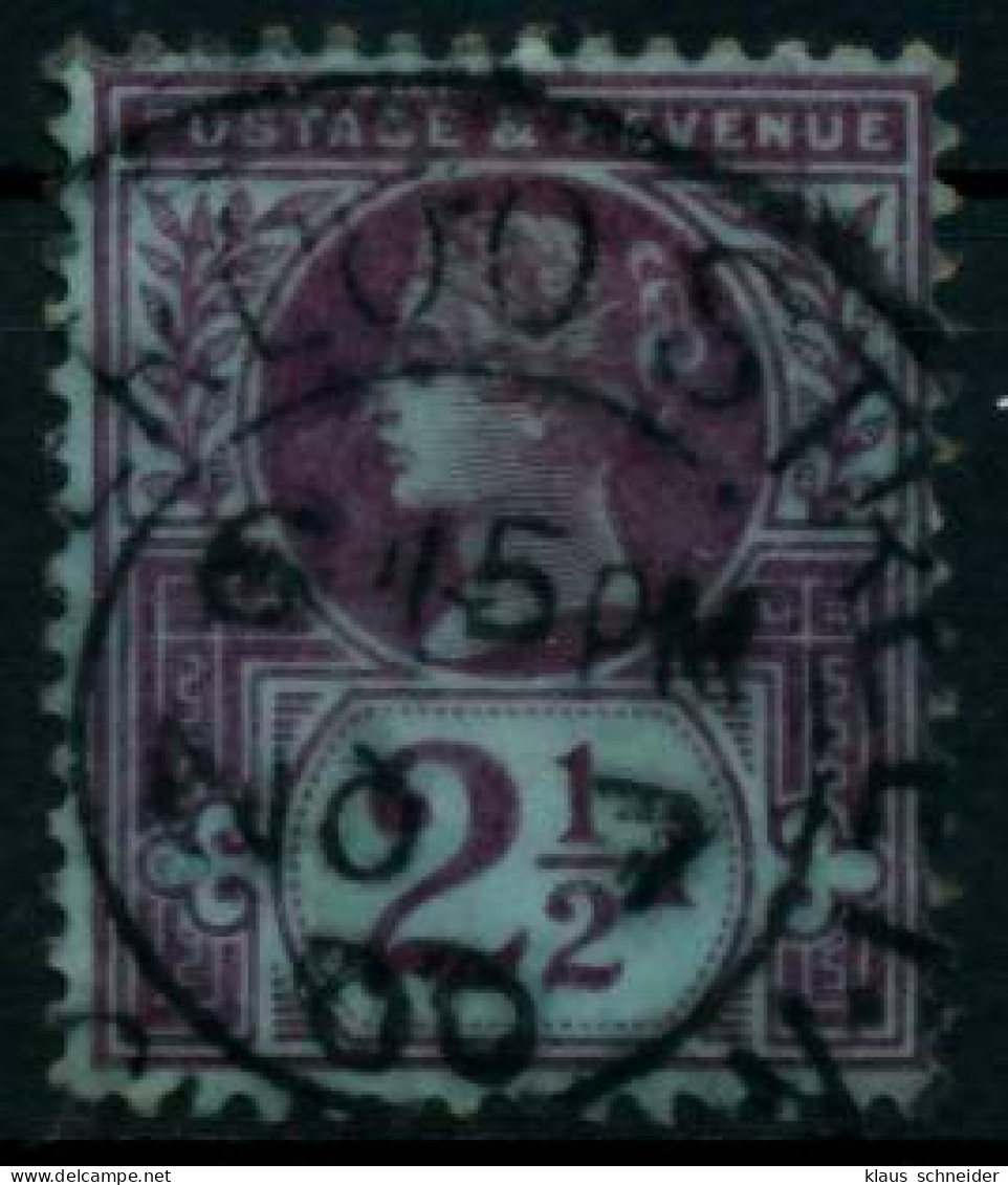 GROSSBRITANNIEN 1840-1901 Nr 89 Zentrisch Gestempelt X6A1C7A - Gebraucht