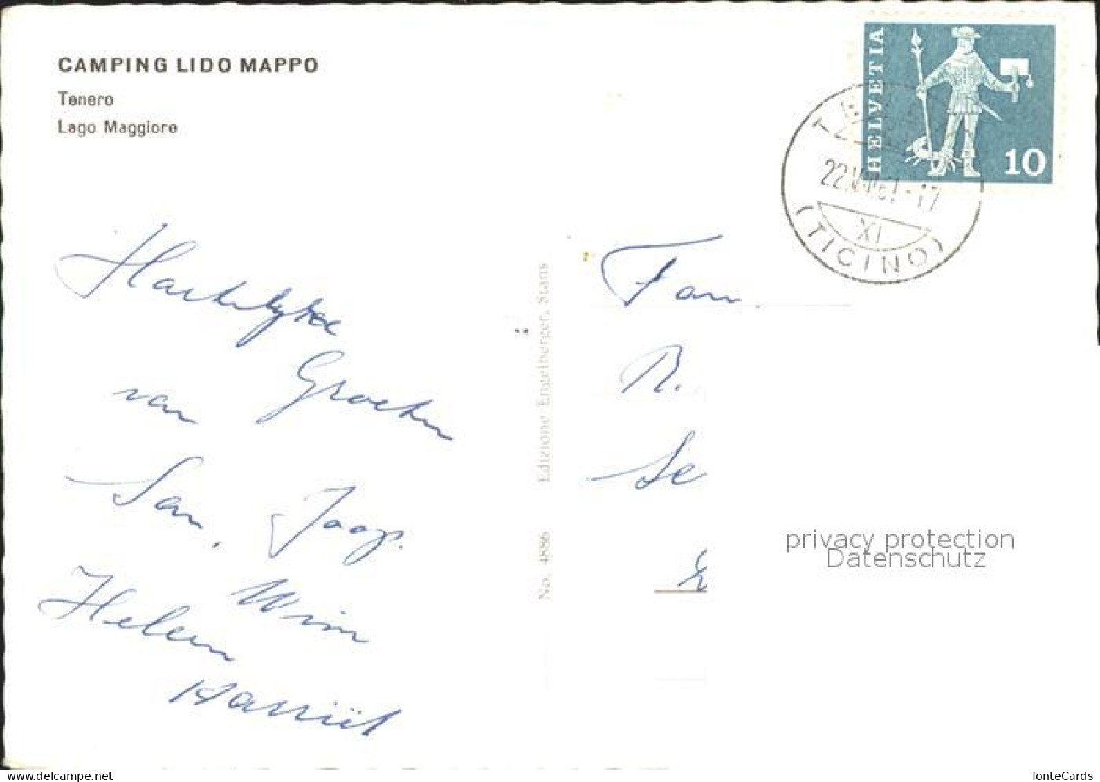 11979458 Tenero Camping Lido Mappo Lago Maggiore Tenero - Other & Unclassified