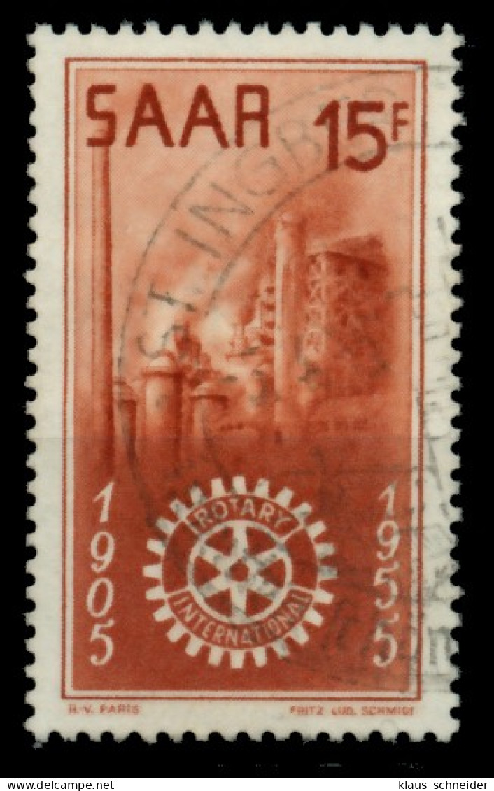 SAARLAND 1955 Nr 358 Gestempelt X6DF9E6 - Used Stamps