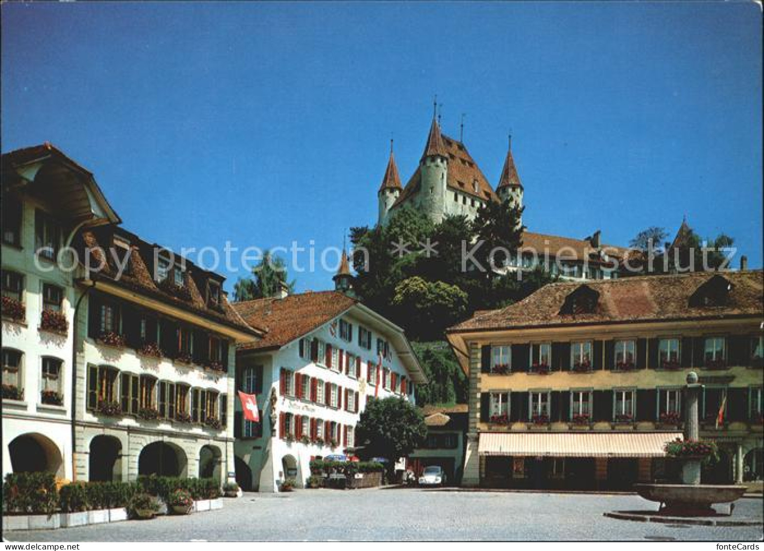 11979442 Thun BE Schloss Dorfstrasse Brunnen Thun - Other & Unclassified