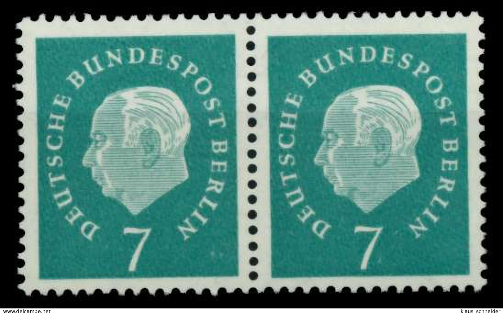 BERLIN DS HEUSS 3 Nr 182 Postfrisch WAAGR PAAR X71B82E - Unused Stamps