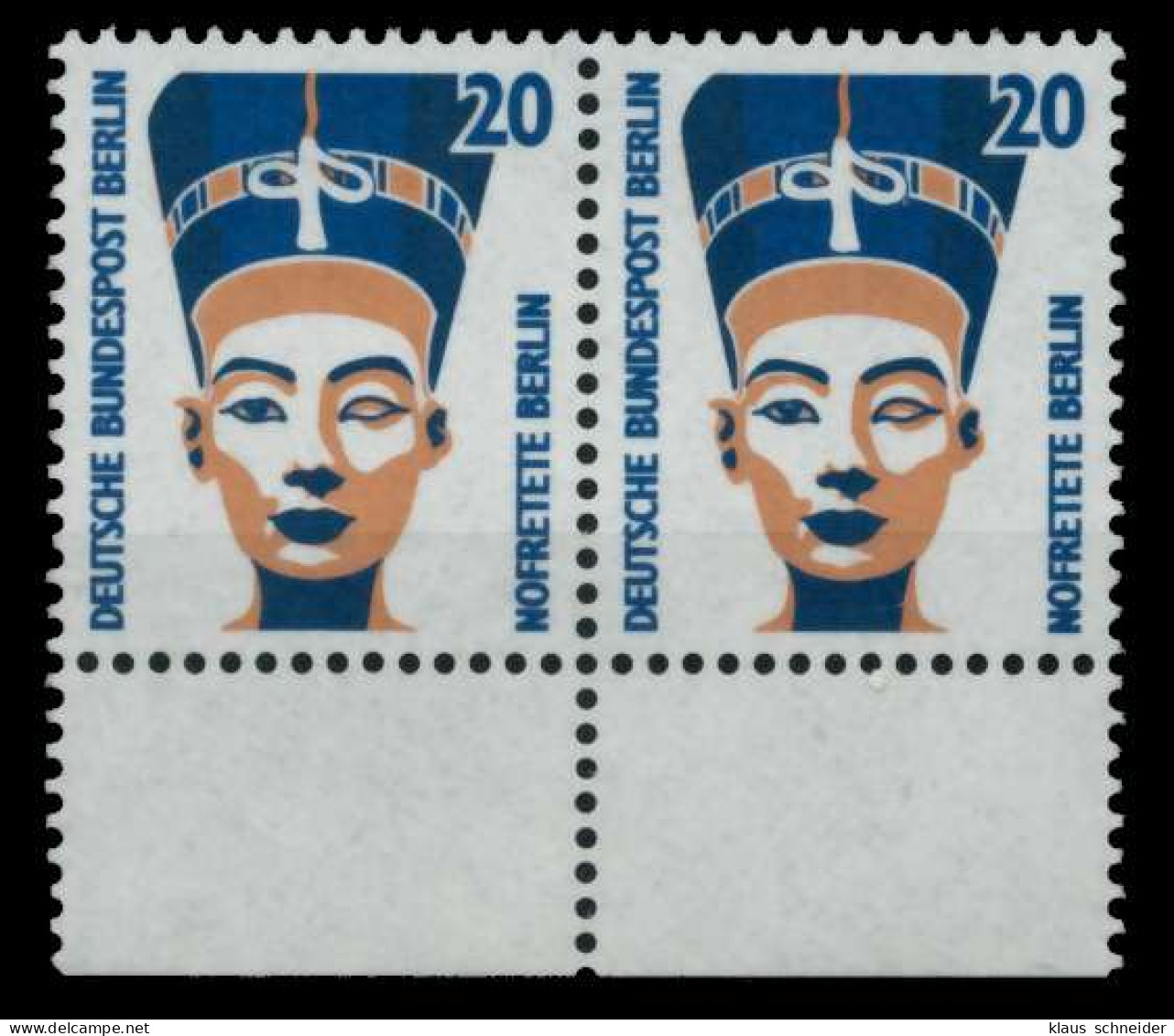 BERLIN DS SEHENSW Nr 831 Postfrisch WAAGR PAAR URA X72989A - Unused Stamps