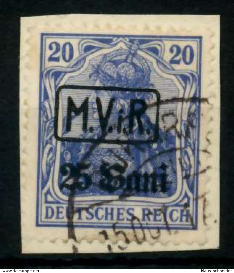 BES 1WK D-MV RUMÄNIEN Nr 2 Gestempelt Briefstück X741D26 - Ocupación 1914 – 18