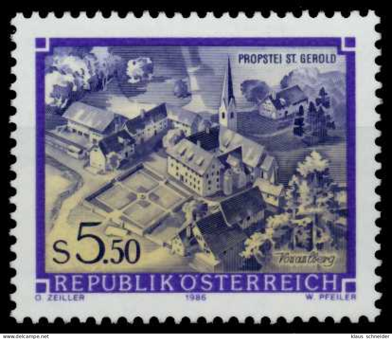 ÖSTERREICH DS STIFTE KLÖSTER Nr 1859 Postfrisch S2E3602 - Other & Unclassified