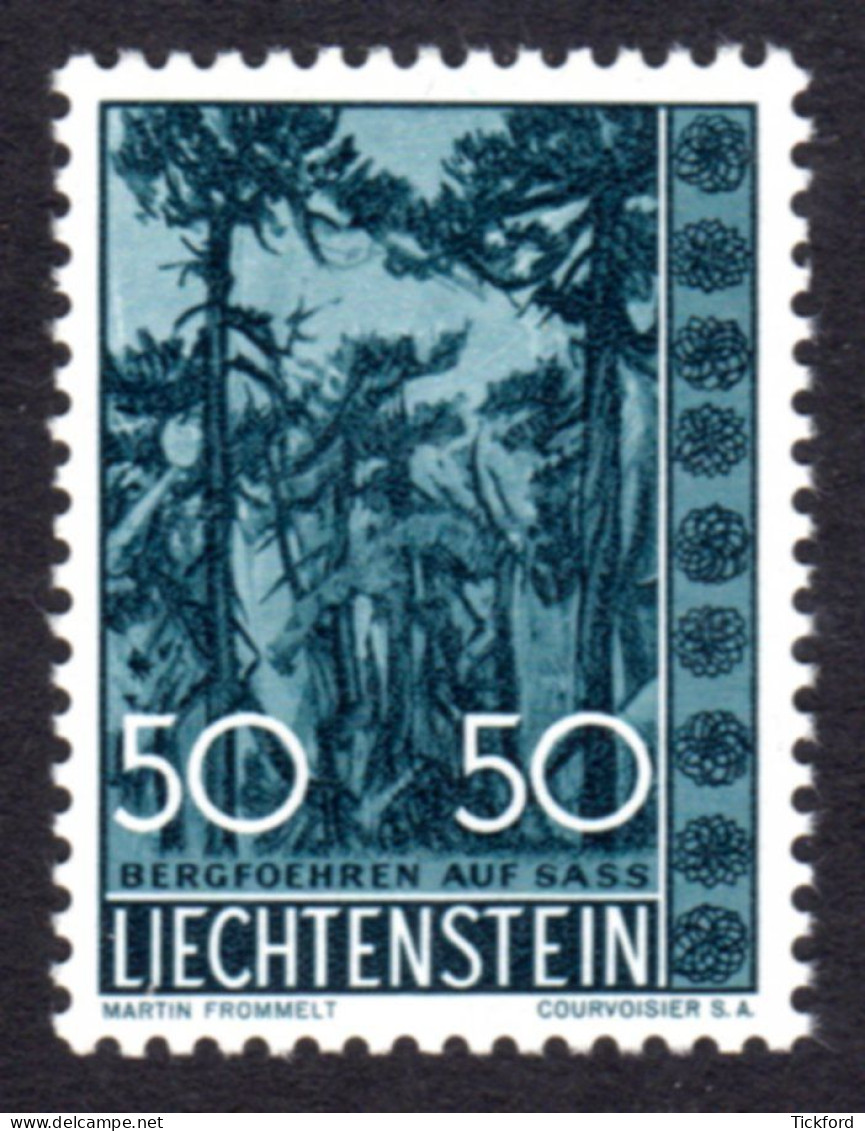LIECHTENSTEIN 1960 - Yvert N° 358 - NEUF ** LUXE / MNH - Arbres Et Arbustes, TB - Neufs