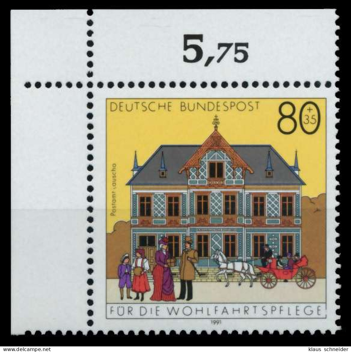 BRD 1991 Nr 1566 Postfrisch ECKE-OLI X76CE8A - Nuevos