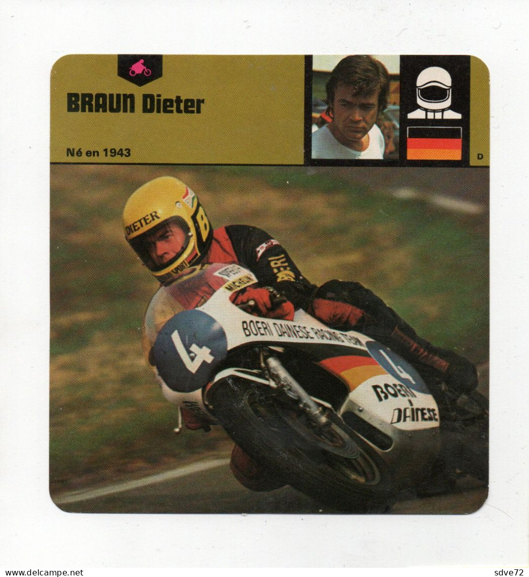 FICHE PILOTE MOTO - BRAUN DIETER - Moto