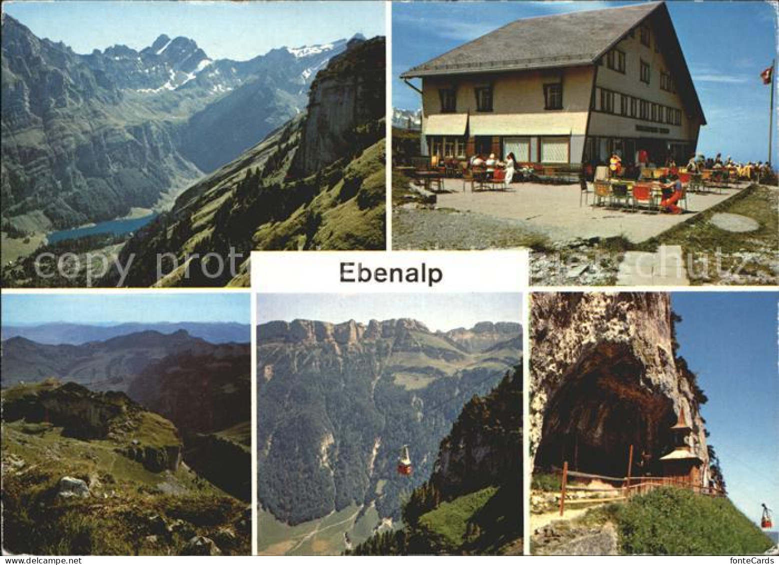 11976463 Ebenalp Seealpsee Altmann Saentis Berggasthaus Ebenalp Kamor Hoher Kast - Autres & Non Classés