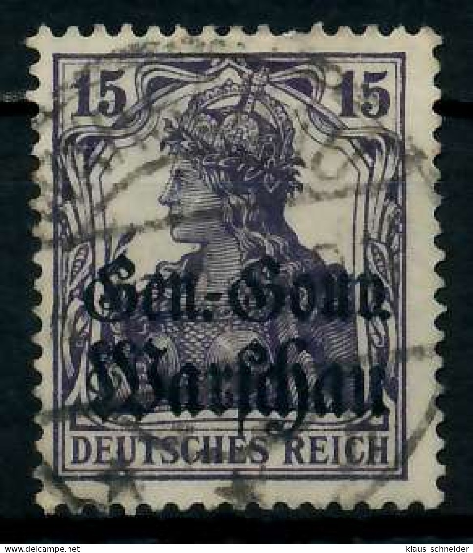 BES 1WK D-POST IN POLEN Nr 12b Gestempelt X77694A - Ocupación 1914 – 18