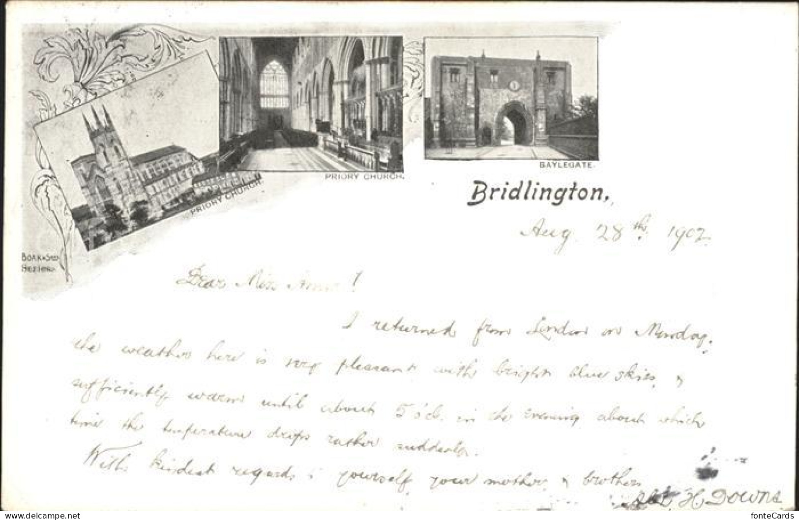 11975919 Bridlington East Riding Of Yorkshire Priory Church Baylegate Bridlingto - Autres & Non Classés