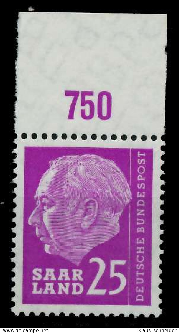 SAAR OPD 1957 Nr 390 Postfrisch ORA X799AB2 - Unused Stamps