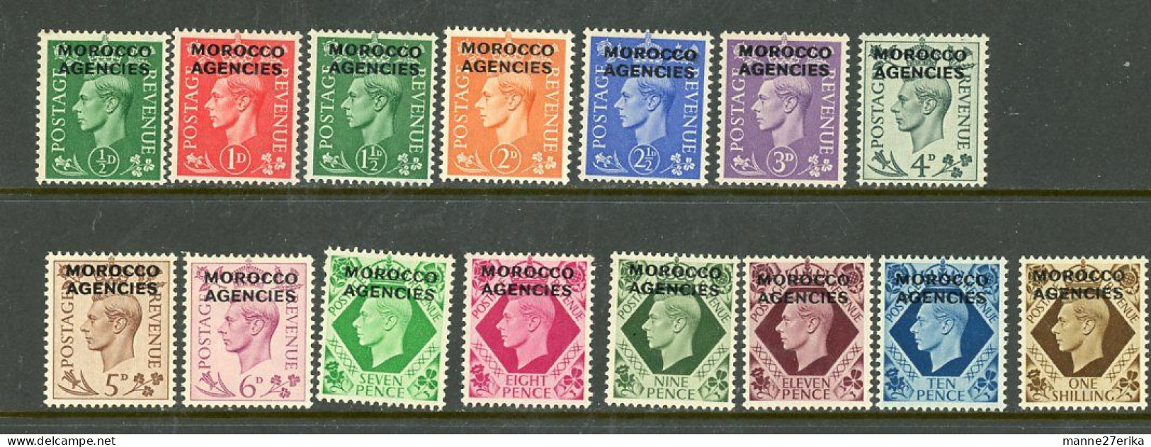 Great Britain MH 1949 Morocco Agencies - Nuevos