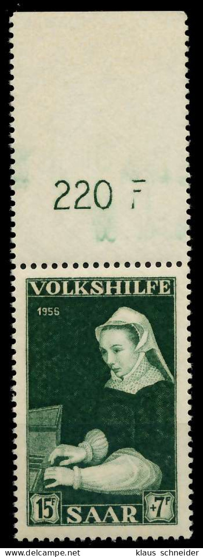 SAARLAND 1956 Nr 378 Postfrisch ORA X79C3EA - Unused Stamps