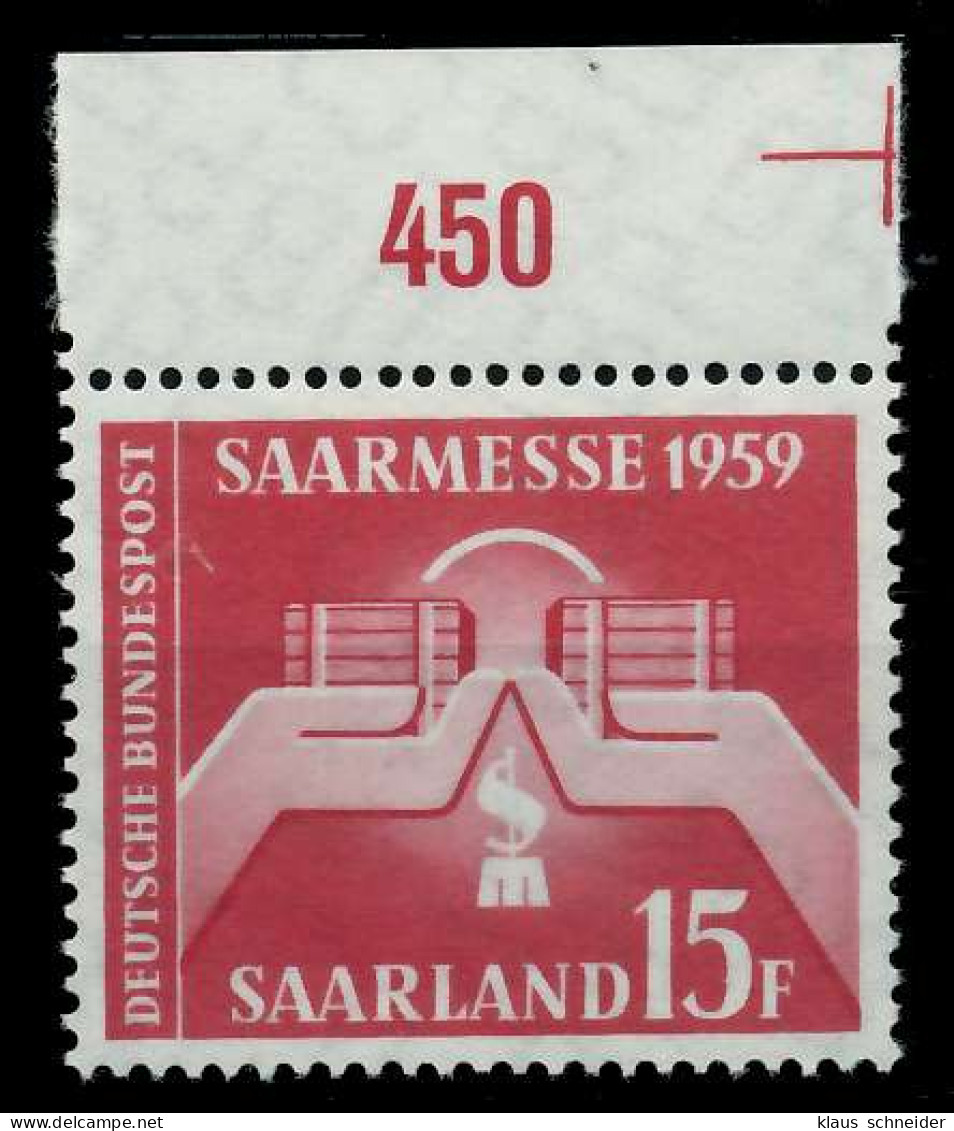 SAAR OPD 1959 Nr 447 Postfrisch ORA X79C57A - Ungebraucht